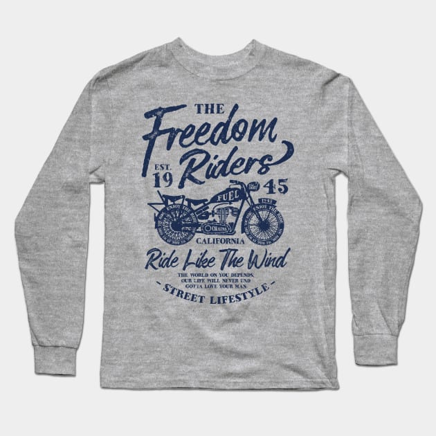 The Freedom Riders Long Sleeve T-Shirt by BUNNY ROBBER GRPC